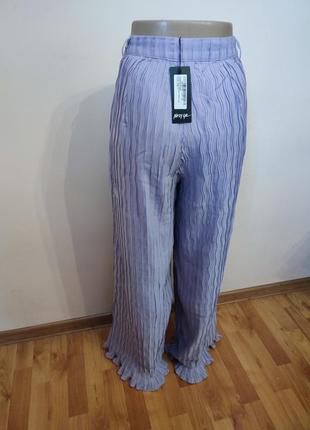 Стильные лавандовые брюки от nasty gal1 фото