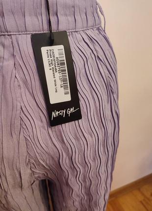 Стильные лавандовые брюки от nasty gal3 фото