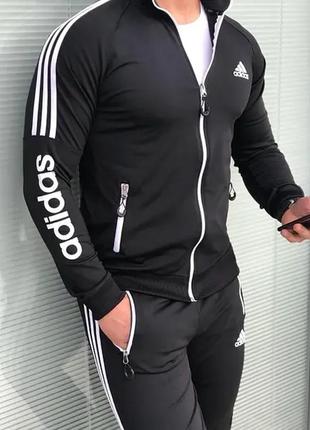 Adidas original спортивний костюм з лампасами 5 кольорів9 фото