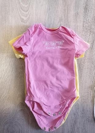 Дитячі бодики з коротким рукавом