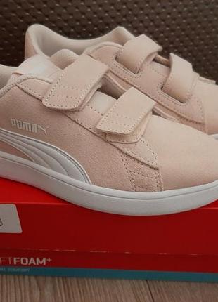Натуральный замш pumа smash v2 suede, оригинал
