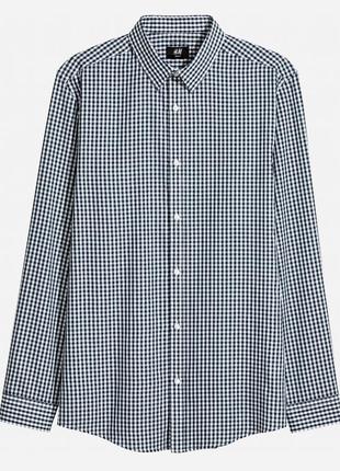 Сорочка в карту h&m