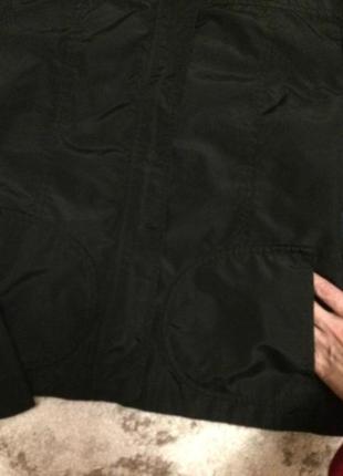Фирменная куртка-ветровка h&m,черная курточка с капюшоном,весна-осень+подарок5 фото