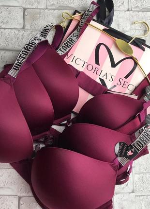 Бюстгальтер бра victoria’s secret bombshell shine лифчик белье виктория сикрет