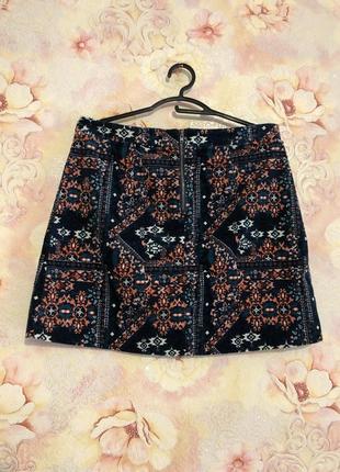 Велюрова спідничка h&m 2