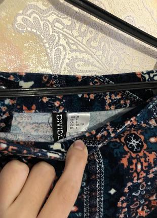 Велюрова спідничка h&m 5