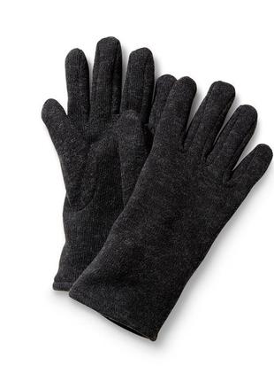 Теплі рукавички з трикотажного флісу, від тсм tchibo німеччина,розмір 9.51 фото