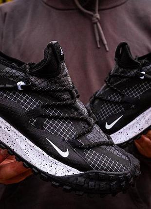 Кроссовки nike acg mounth low blackwhite 6