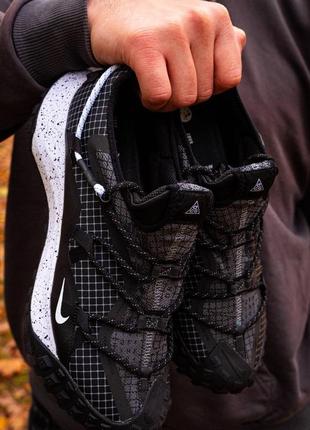 Кроссовки nike acg mounth low blackwhite 9