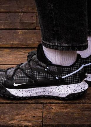 Кроссовки nike acg mounth low blackwhite 5