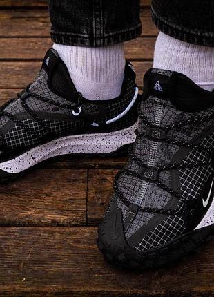 Кроссовки nike acg mounth low blackwhite 7