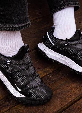 Кроссовки nike acg mounth low blackwhite 8