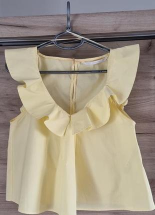 Zara жовта блуза