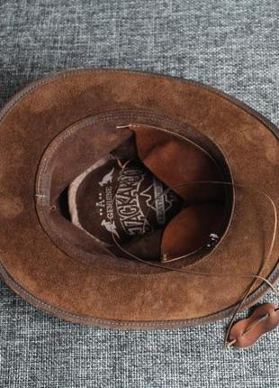 Шкіряний ковбойський капелюх genuine jackaroo australia cowboy hat4 фото