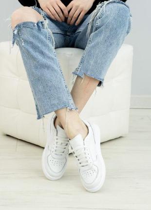 Стильні шкіряні жіночі демі  кеди 🐹 jerry 🐹