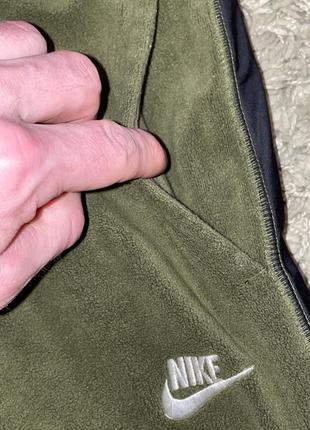 Брюки флисовые nike sportswear fleece khaki, оригинал, размер м/l10 фото