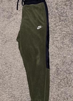 Брюки флисовые nike sportswear fleece khaki, оригинал, размер м/l9 фото