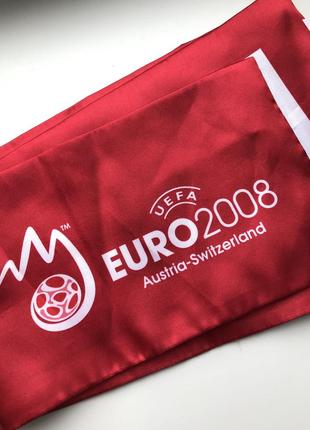 Шарф спортивный uefa euro 2008 austria-switzerland футбол австрия-швейцария оригинал5 фото