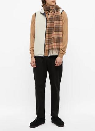 Шерстяний шарф barbour tartan