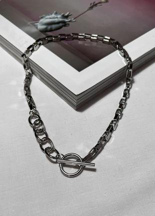 Ожерелье-цепочка из титановой стали 🔗2 фото