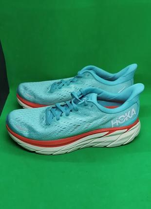 Женские кроссовки для бега hoka one one clifton (1119394aebl) оригинал.3 фото