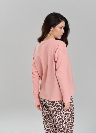Жіноча піжама з штанами леопардова 124287 фото