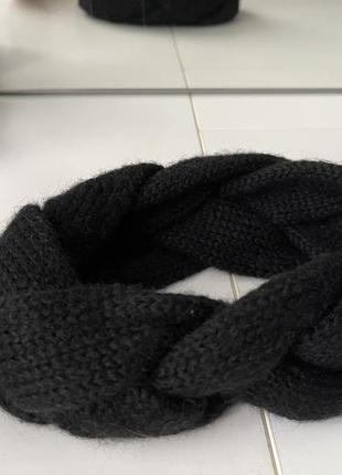 Вязаная повязка на голову