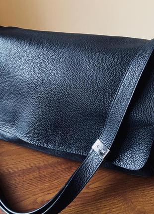 Шкіряна, велика, чоловіча сумка