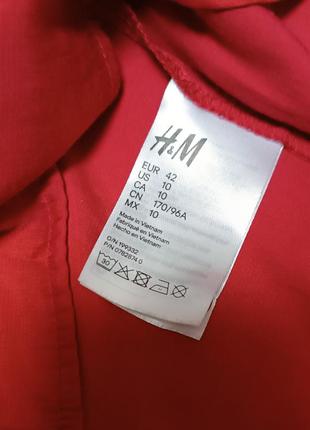Брендовая рубашка блузка h&m блуза с высоким воротником гольф6 фото