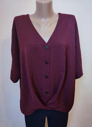 Бордовая блуза primark