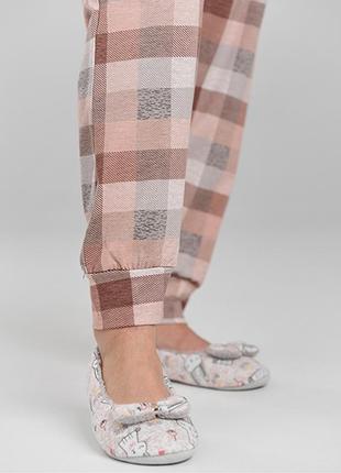 Жіноча піжама з штанами і довгим рукавом 124117 фото