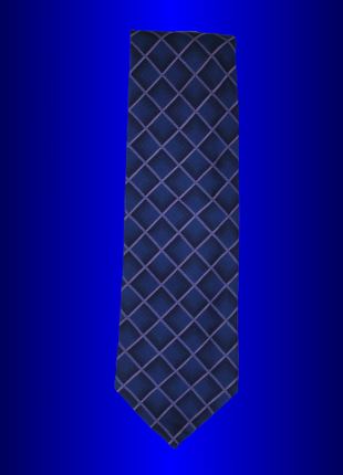 Классический мужской синий в клетку  широкий галстук краватка из полиэстера от debenhams lkj2 фото