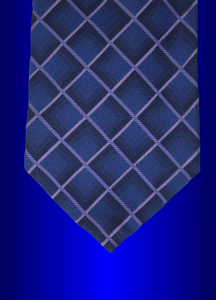 Классический мужской синий в клетку  широкий галстук краватка из полиэстера от debenhams lkj
