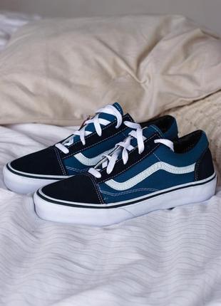 Жіночі кеди vans old skool blue