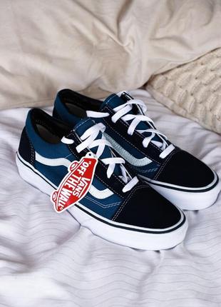 Жіночі кеди vans old skool blue4 фото