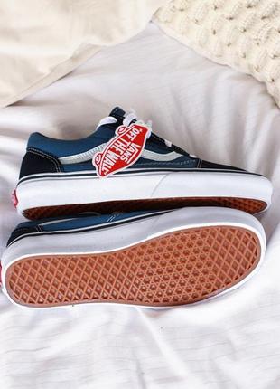 Жіночі кеди vans old skool blue6 фото