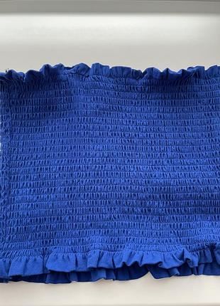 Топ жатка синій яркий стильний топ