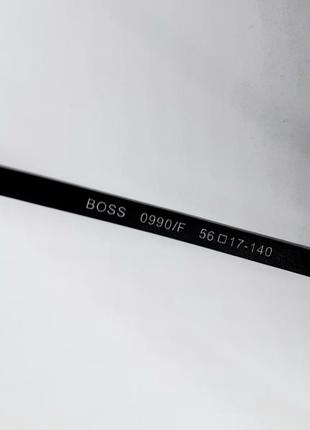 Hugo boss чоловічі сонцезахисні окуляри чорні с золотом градієнт поляризовані8 фото