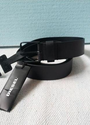 Мужской кожаный ремень b-tin x06701 diesel италия оригинал