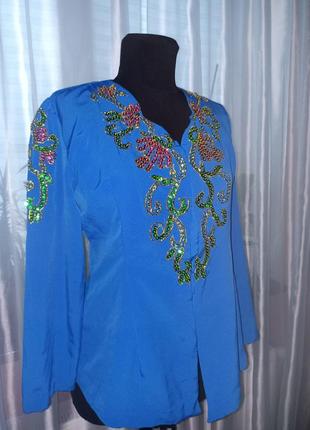 Украинская вышиванка блуза фольклорная этническая винтажная3 фото