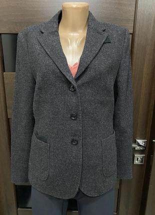 Новый шерстяной пиджак massimo dutti 100% wool жакет uterque2 фото