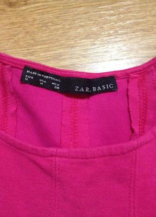Женское розовое платье zara / жіноча рожева коротка сукня 5