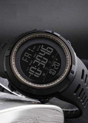 Мужские спортивные часы skmei 1251 электронные с подсветкой, армейскими цифровыми часами