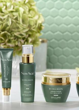 Комплексний догляд проти зморшок novage ecollagen wrinkle power