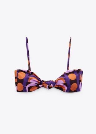 Верх топ-бики с принтом zara