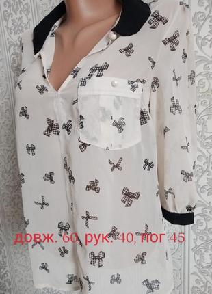 Шифонова блузка, рубашка