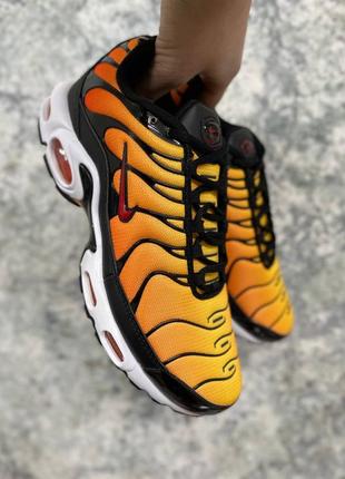 Мужские кроссовки 
nike air max tn+ black\orange топ качества 🔝🔥