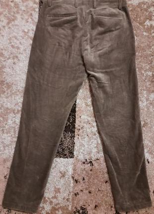 Вельветовые брюки,штаны,коричнево-кофейного цвета.2 фото