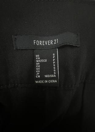 Черная плиссированная мини-юбка forever 215 фото