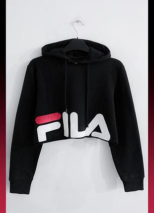 Світшот об'ємний вкорочений fila
